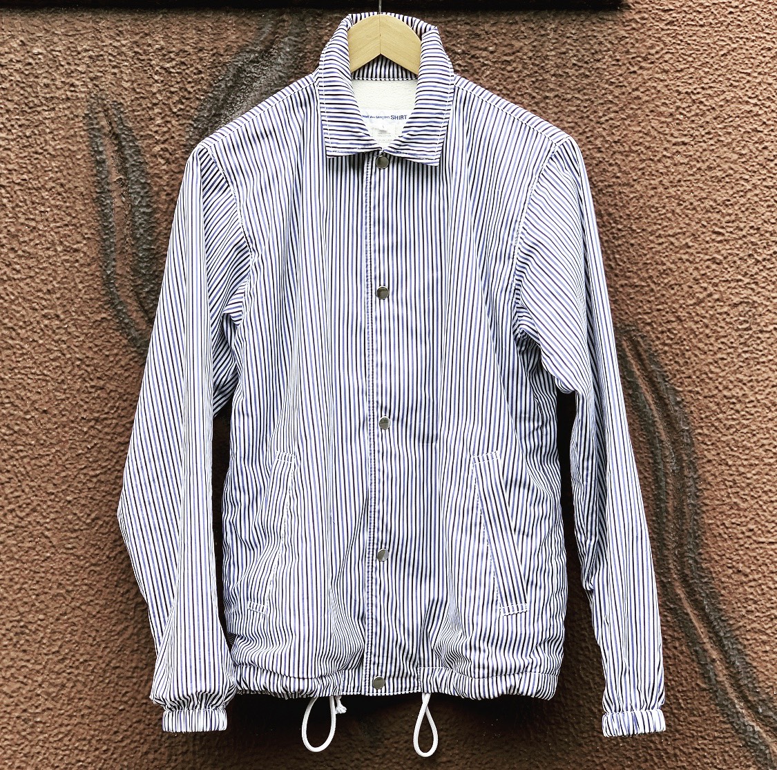 鹿児島店】3/17☆《COMME des GARCONS SHIRT/STRIPE COACH JACKET