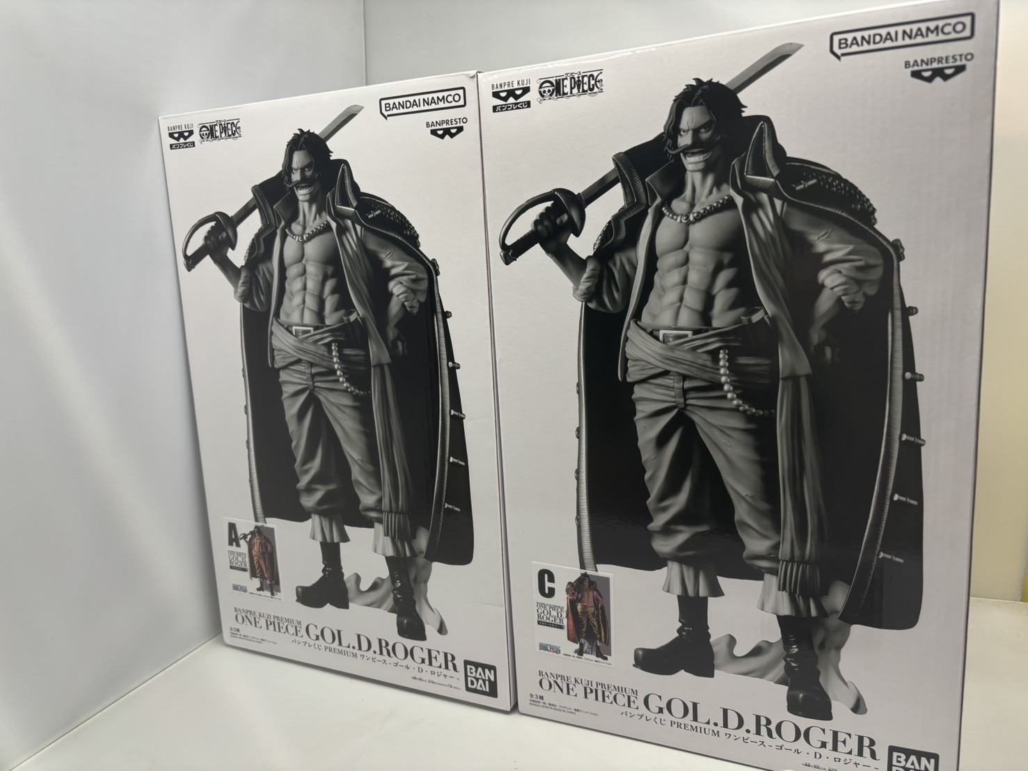 バンプレくじPREMIUM ワンピース ゴール・D・ロジャー A賞B賞C賞